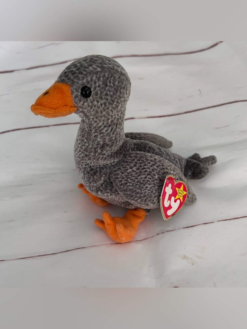 TY Beanie Baby • “Honks” The Goose  Plush Toy